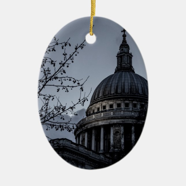 St Paul's Cathedral Ceramic Ornament (Front)