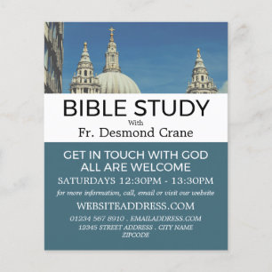 St Paul's Cathedral, Christian Bible Class Advert Flyer