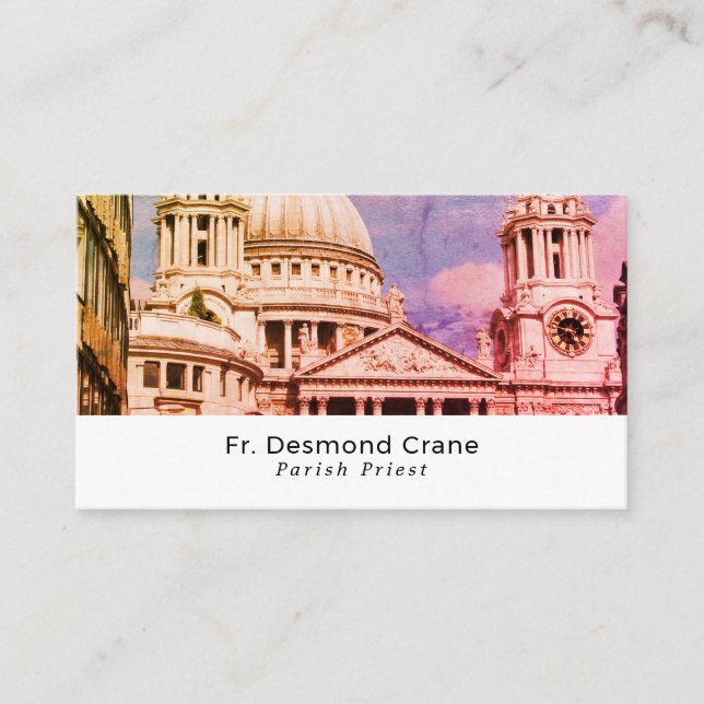 St Paul's Cathedral, Christianity, Religious Business Card (Front)