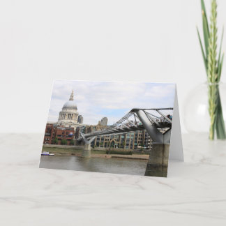 St.Paul's Cathedral, from Millennium Bridge London Card