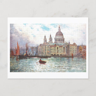 St. Paul's Cathedral London Carte postale Vintage