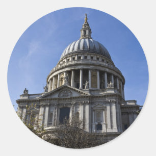 St Paul's Cathedral London Classic Round Sticker