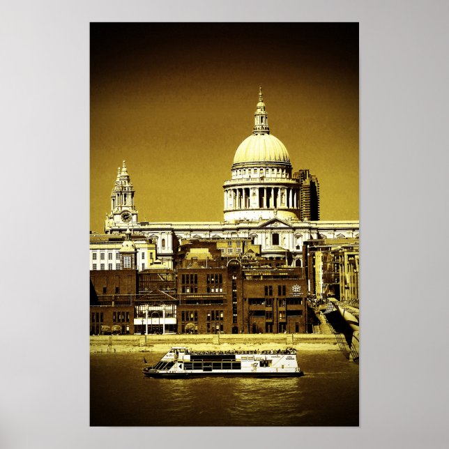 St Pauls Cathedral London England UK Poster (Front)