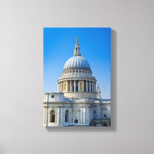 St. Paul's Cathedral London UK Canvas Print (Front)