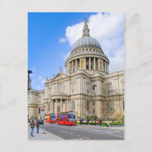 St Paul's Cathedral, London UK Postcard
