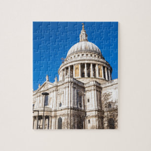 St Paul's Cathedral London with blue sky Jigsaw Puzzle