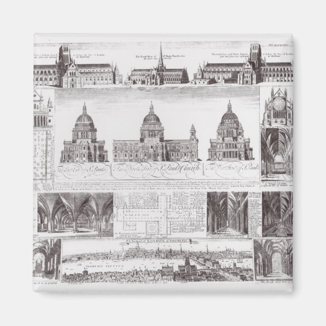 St. Paul's Cathedral Magnet (Front)