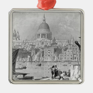 St. Paul's Cathedral Metal Ornament