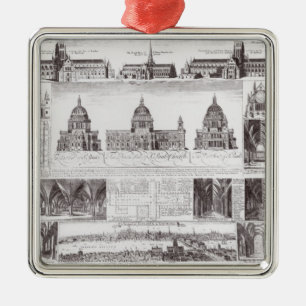 St. Paul's Cathedral Metal Ornament