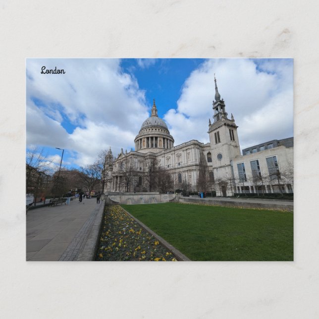 St. Paul's Cathedral Postcard (Front)