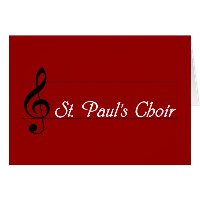 St. Paul's Choir (Front Horizontal)