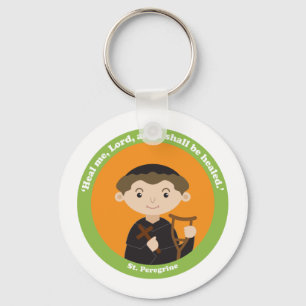 St. Peregrine Keychain