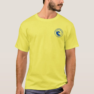 St Pete Beach Blue Ocean Wave Circle Design T-Shirt