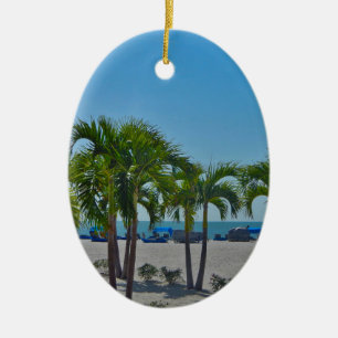 St Pete Beach Ceramic Ornament