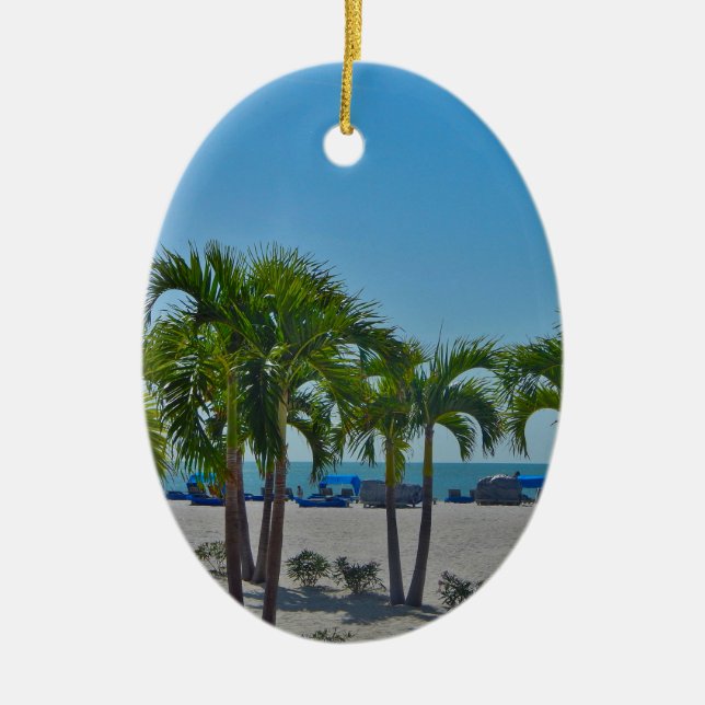 St Pete Beach Ceramic Ornament (Front)
