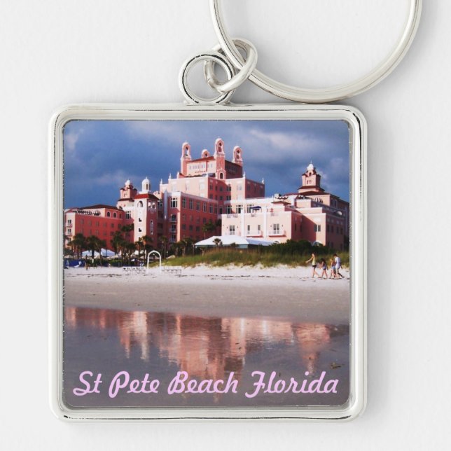 St Pete Beach Florida Keychain (Front)