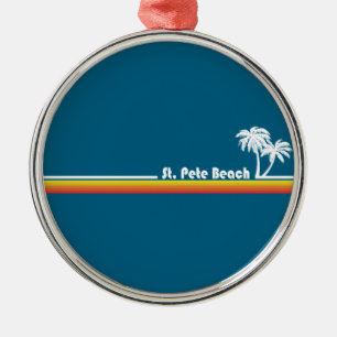 St. Pete Beach Florida Metal Ornament