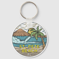 St Pete Beach Florida Vintage Glass