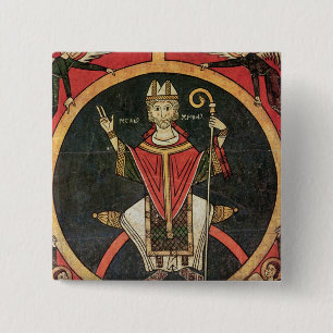 St. Peter 2 Inch Square Button