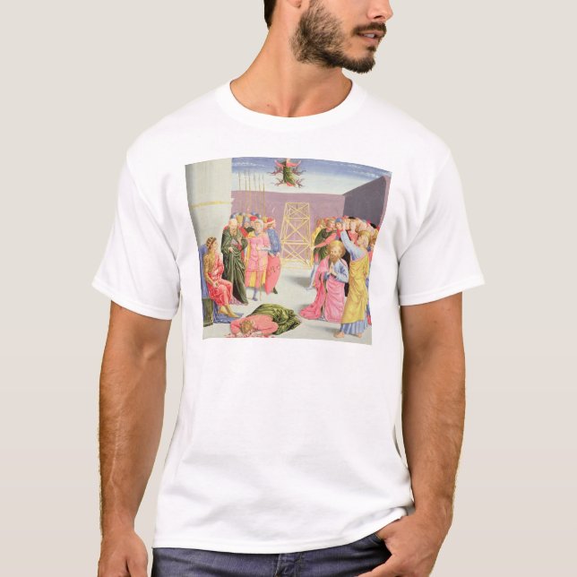 St. Peter and Simon Magus, 15th century T-Shirt (Front)