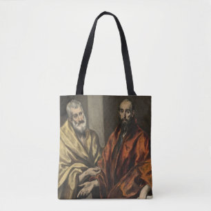 St Peter and St Paul c.1605-8 (Oil on Canvas) Tote Bag