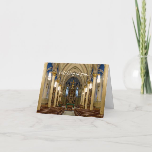 St Peter Catholic Church JC Penser De Vous Carte (Devant)