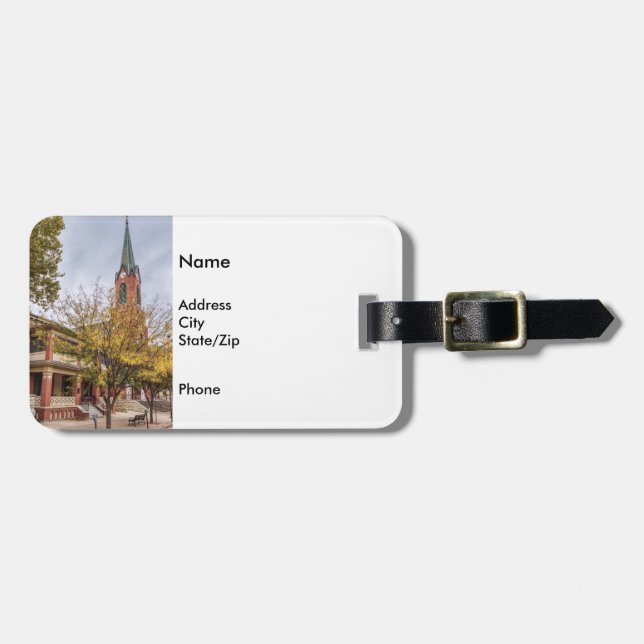 St Peter Catholic Church Luggage Tag (Front Horizontal)