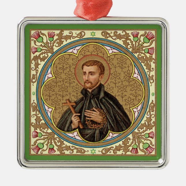 St. Peter Claver (BK 058) Metal Ornament (Front)
