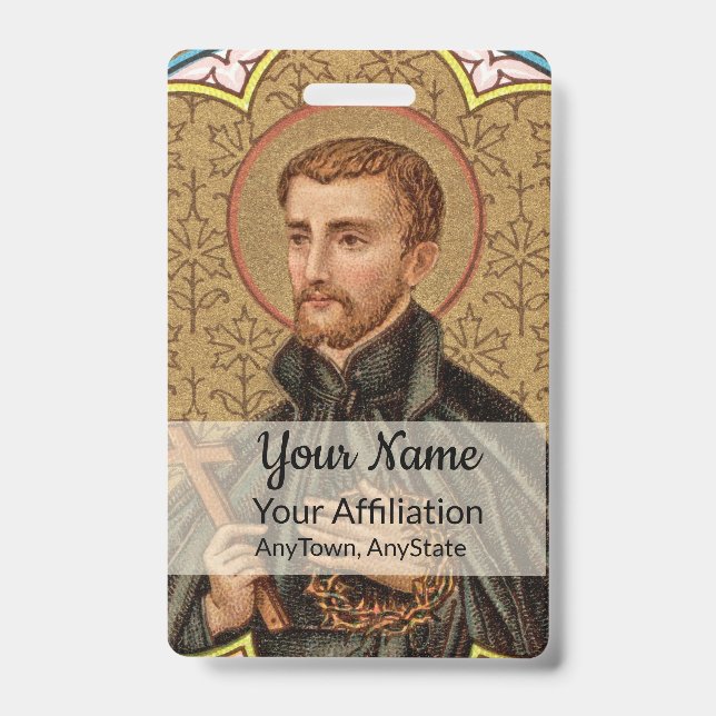 St. Peter Claver (BK 058; Style 3) Badge (Front)
