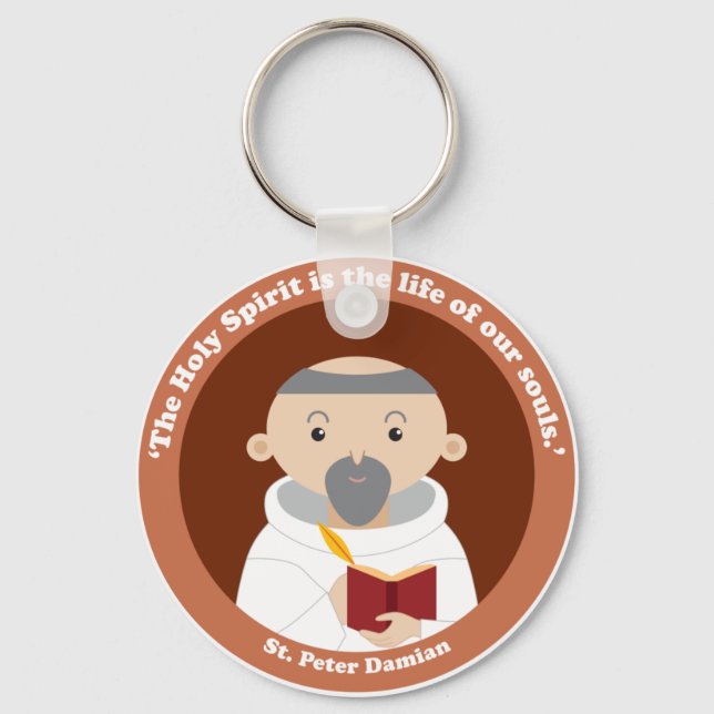 St. Peter Damian Keychain (Front)