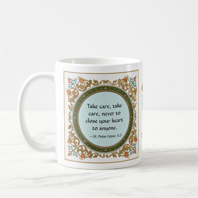 St. Peter Faber (BK 051; famous quote) Coffee Mug (Left)