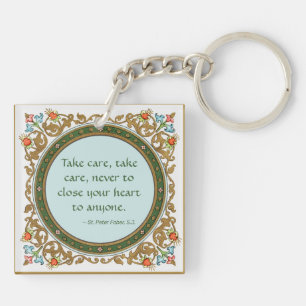 St. Peter Faber (BK 051; famous quote) Keychain