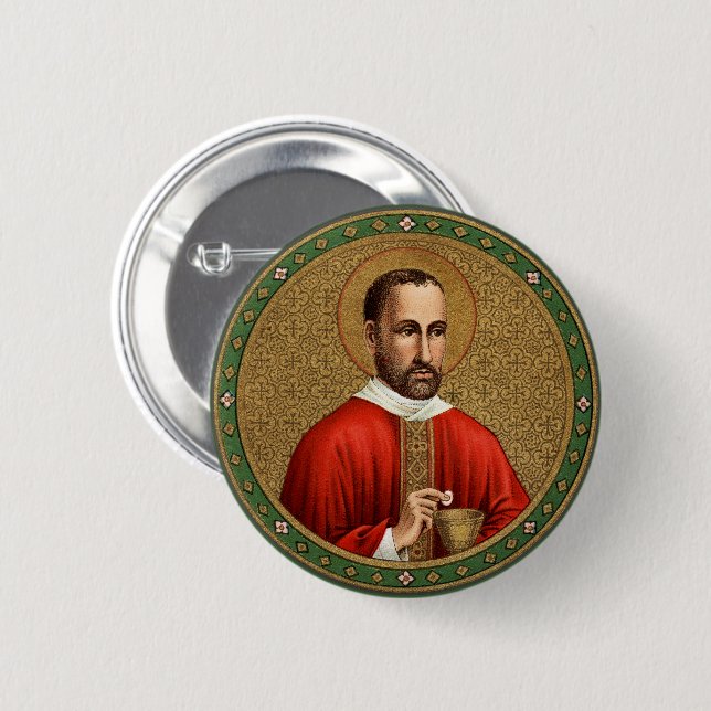 St. Peter Faber (BK 051) Round 2 Inch Round Button (Front & Back)
