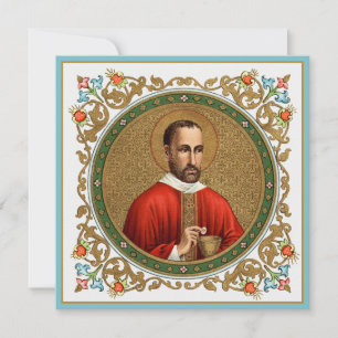 St. Peter Faber (BK 051) Square Greeting/Note Card