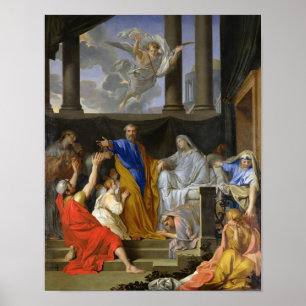 St. Peter Resurrecting the Widow Tabitha, 1652 Poster