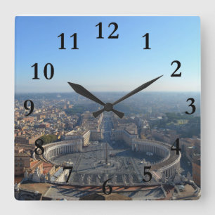 St. Peter square Square Wall Clock