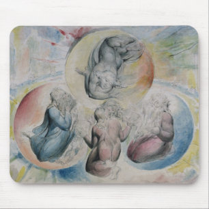 St. Peter, St. James, Beatrice and Dante Mouse Pad