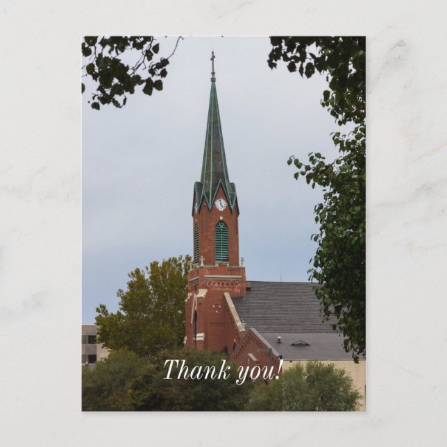 St Peter Steeple Postcard (Front)