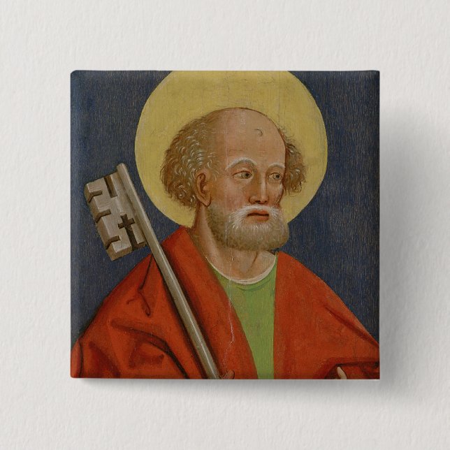 St. Peter, Storno 2 Inch Square Button (Front)