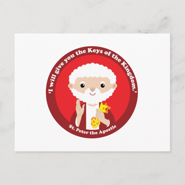 St. Peter the Apostle Postcard (Front)