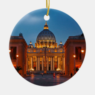 St Peter's Basilica in Rome - Italy Ceramic Ornament