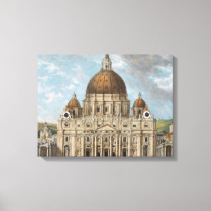 St Peter's Basilica in the Vatican City Canvas Print