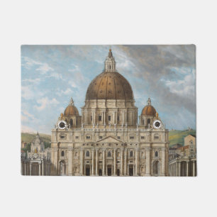 St Peter's Basilica in the Vatican City Doormat