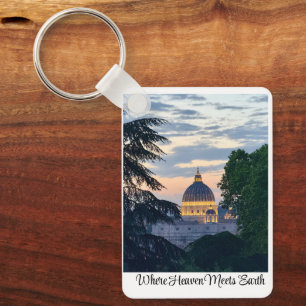 St. Peter's Basilica   Rome, Italy Keychain