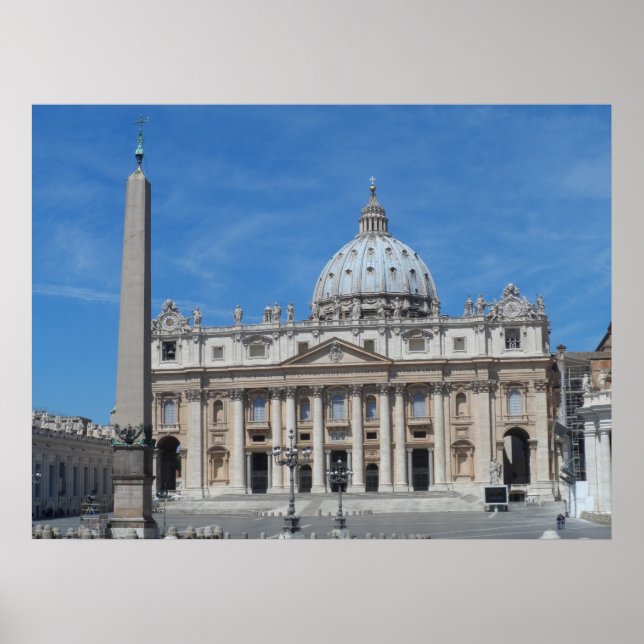 St Peter's Basilica- Vatican City Poster (Front)