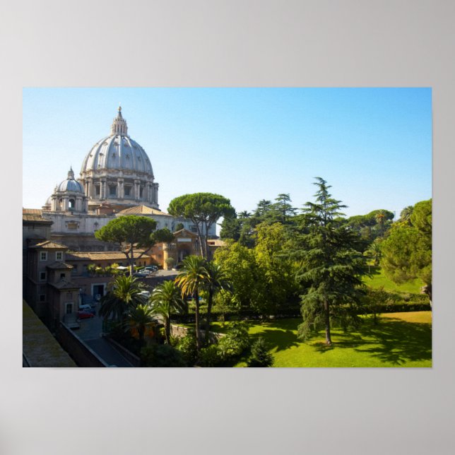 St. Peter's Basilica, Vatican City, Rome, Italy Poster (Front)
