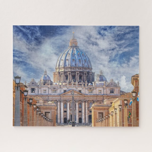 St. Peter's Basilica, Vatican City, Rome  Jigsaw Puzzle (Horizontal)