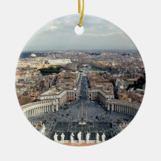 St. Peter's Basilica Views Ceramic Ornament