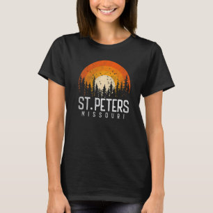 St Peters Missouri MO Retro Vintage 70s 80s 90s T-Shirt