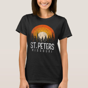 St Peters Missouri MO Retro Vintage 70s 80s 90s T-Shirt